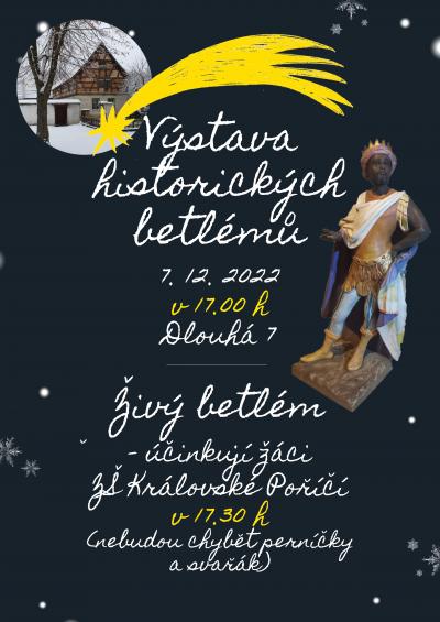 Výstava Betlémů - Plakát na akci