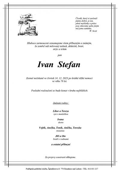 Ivan Stefan – parte